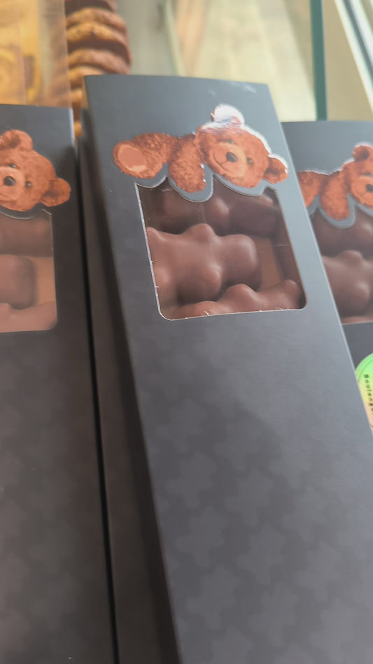 Coffret Ourson guimauve vanille enrobé lait 42%