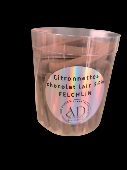 CITRONNETTES ENROBÉES CHOCOLAT LAIT 36%FELCHLIN